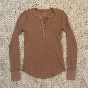 American Eagle Waffle Long Sleeve